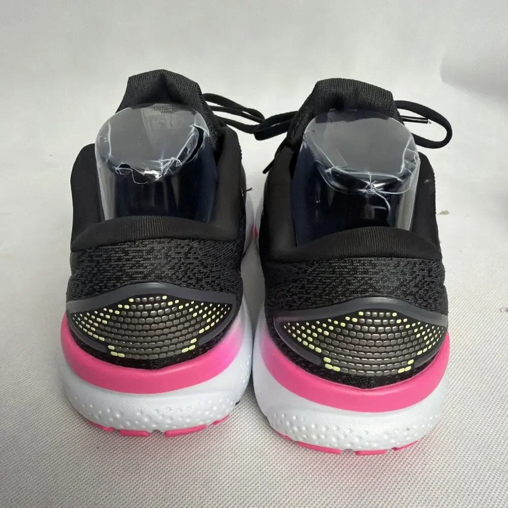 Brooks Ghost 16 Womens Running Shoes Black Pink Grey 1204071B046